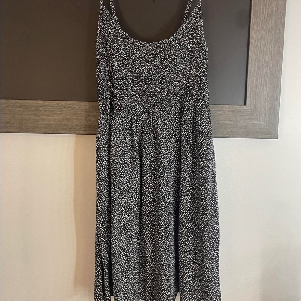 forever 21 black and white dress